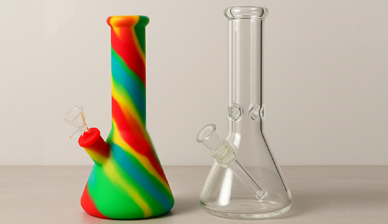 Silicone vs Glass Bongs
